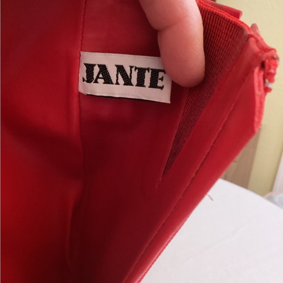 Stripper Boots 9 Pahrump NV Used Exotic Dancer Red Platform Tall Knee Jante - Picture 9 of 14